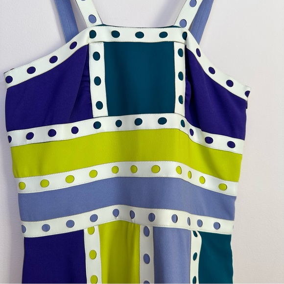 NEW! Missoni Colorful Summer Dress w/Leather Detail - Picture 2 of 11